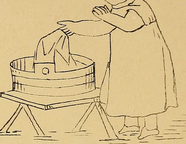 An illustration from Briggs' patent transferring designs, 1880, leaf 214