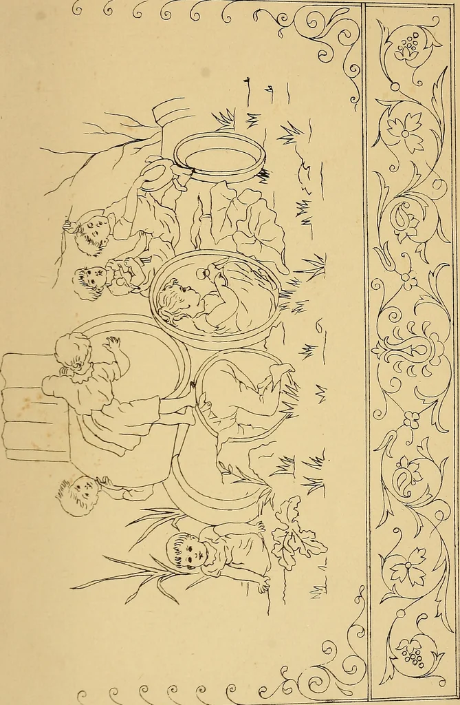 An illustration from Briggs' patent transferring designs, 1880, leaf 218
