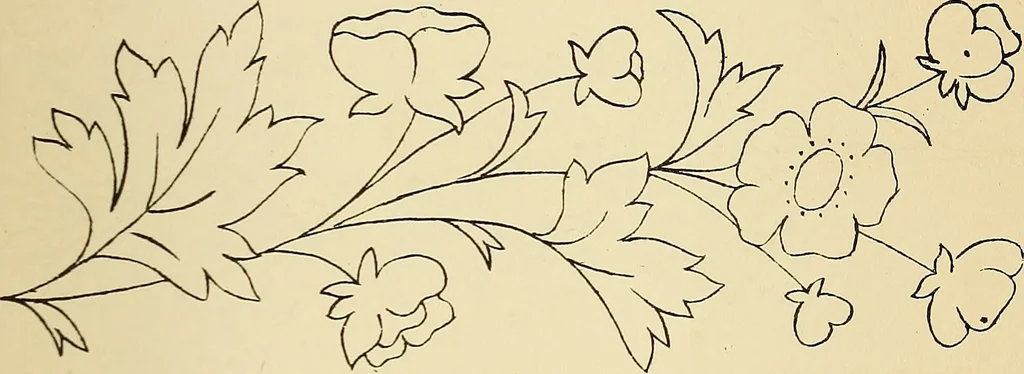An illustration from Briggs' patent transferring designs, 1880, leaf 22