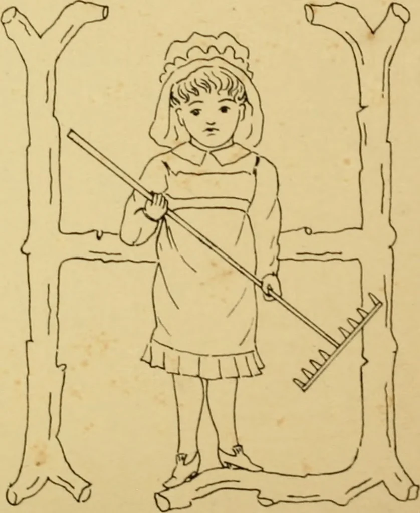 An illustration from Briggs' patent transferring designs, 1880, leaf 221