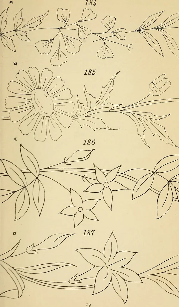 An illustration from Briggs' patent transferring designs, 1880, leaf 26