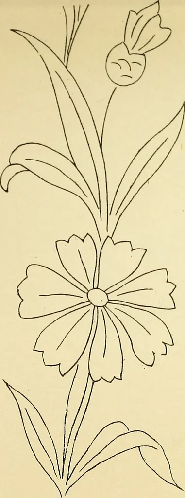 An illustration from Briggs' patent transferring designs, 1880, leaf 27