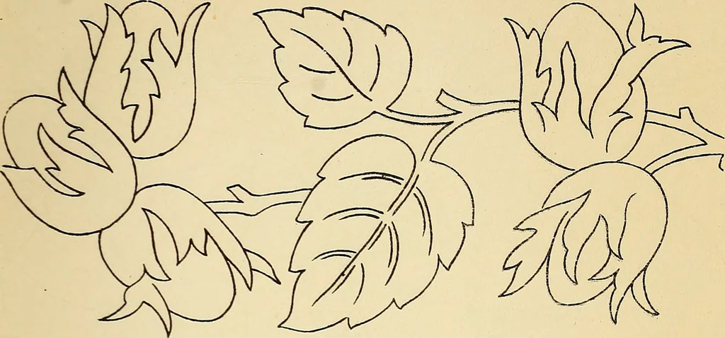 An illustration from Briggs' patent transferring designs, 1880, leaf 28
