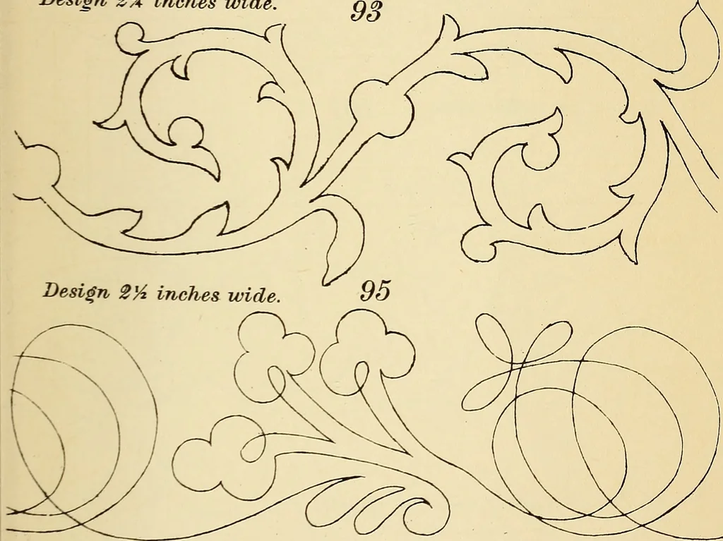 An illustration from Briggs' patent transferring designs, 1880, leaf 32