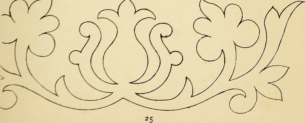 An illustration from Briggs' patent transferring designs, 1880, leaf 32