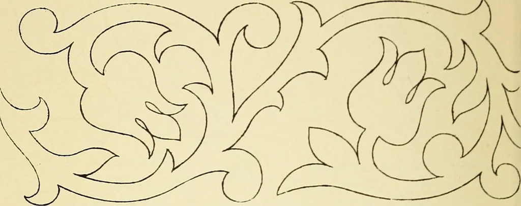 An illustration from Briggs' patent transferring designs, 1880, leaf 33
