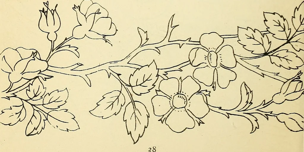 An illustration from Briggs' patent transferring designs, 1880, leaf 35