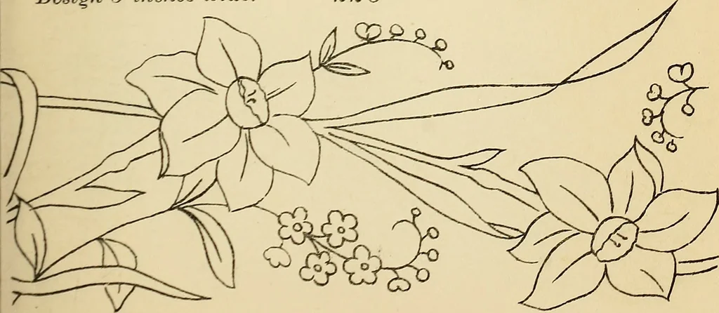 An illustration from Briggs' patent transferring designs, 1880, leaf 36