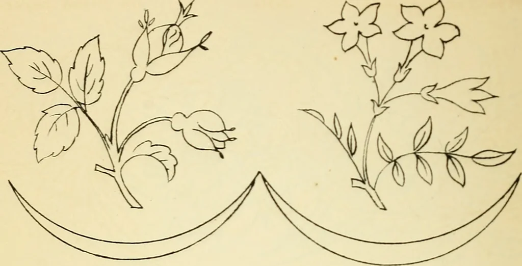 An illustration from Briggs' patent transferring designs, 1880, leaf 39