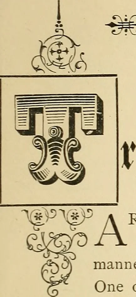 An illustration from Briggs' patent transferring designs, 1880, leaf 4