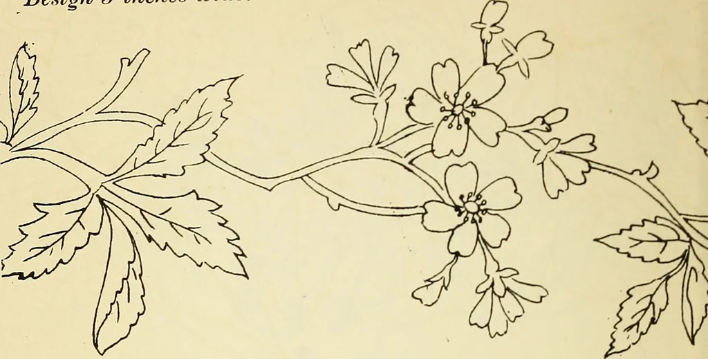 An illustration from Briggs' patent transferring designs, 1880, leaf 43