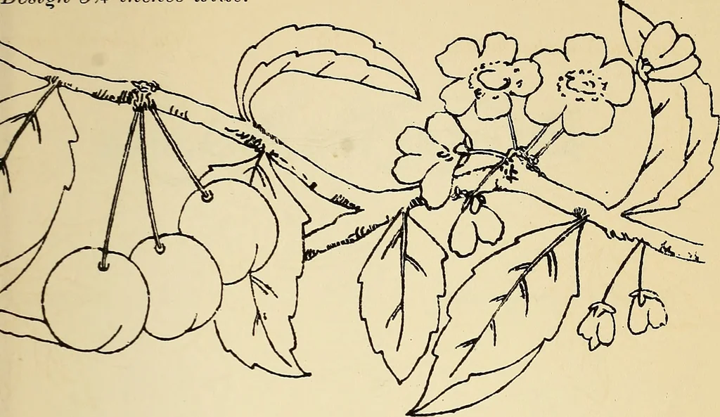 An illustration from Briggs' patent transferring designs, 1880, leaf 44