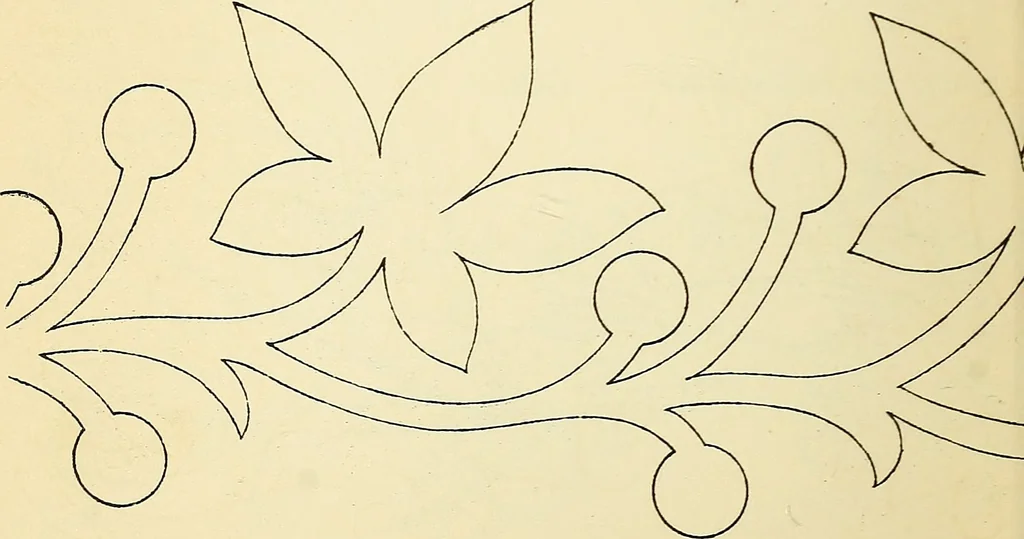 An illustration from Briggs' patent transferring designs, 1880, leaf 45