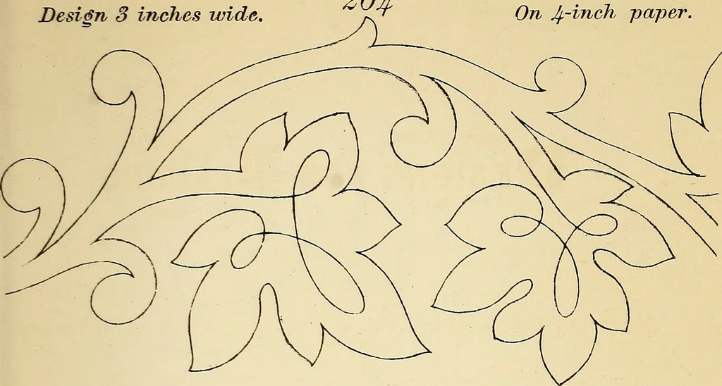 An illustration from Briggs' patent transferring designs, 1880, leaf 46