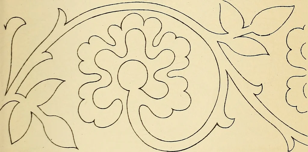 An illustration from Briggs' patent transferring designs, 1880, leaf 46