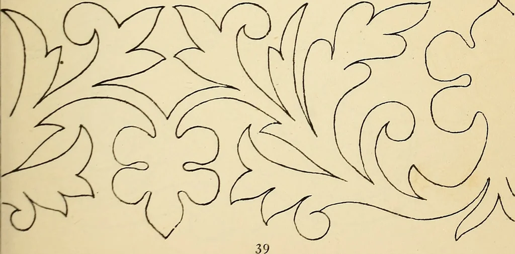 An illustration from Briggs' patent transferring designs, 1880, leaf 46