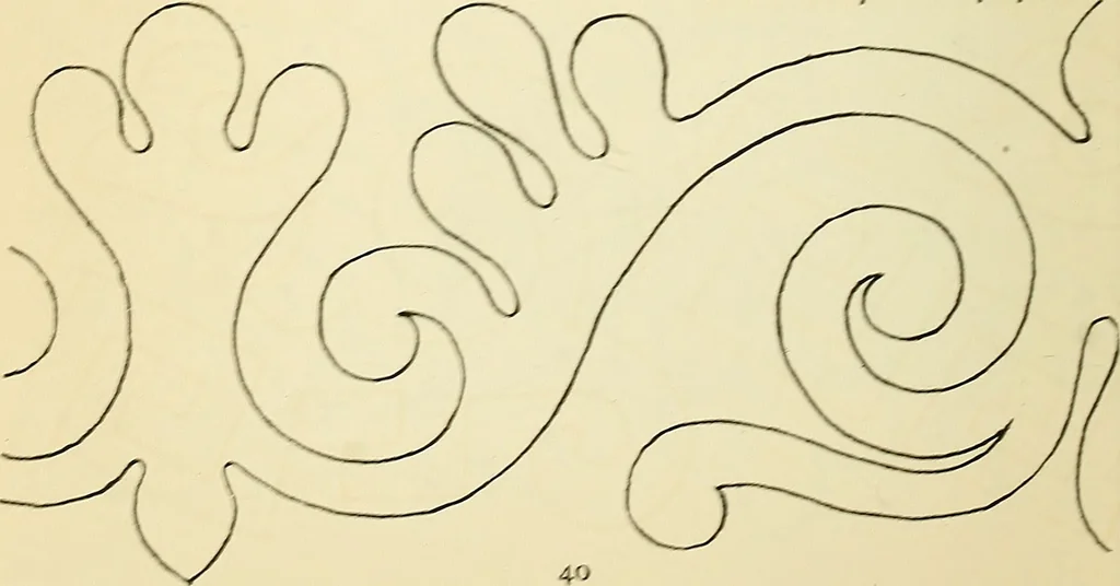 An illustration from Briggs' patent transferring designs, 1880, leaf 47
