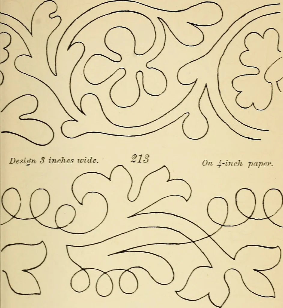 An illustration from Briggs' patent transferring designs, 1880, leaf 48