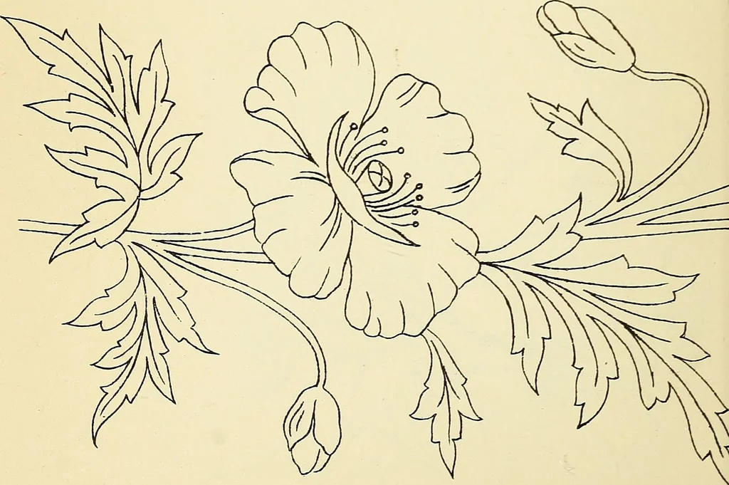 An illustration from Briggs' patent transferring designs, 1880, leaf 55