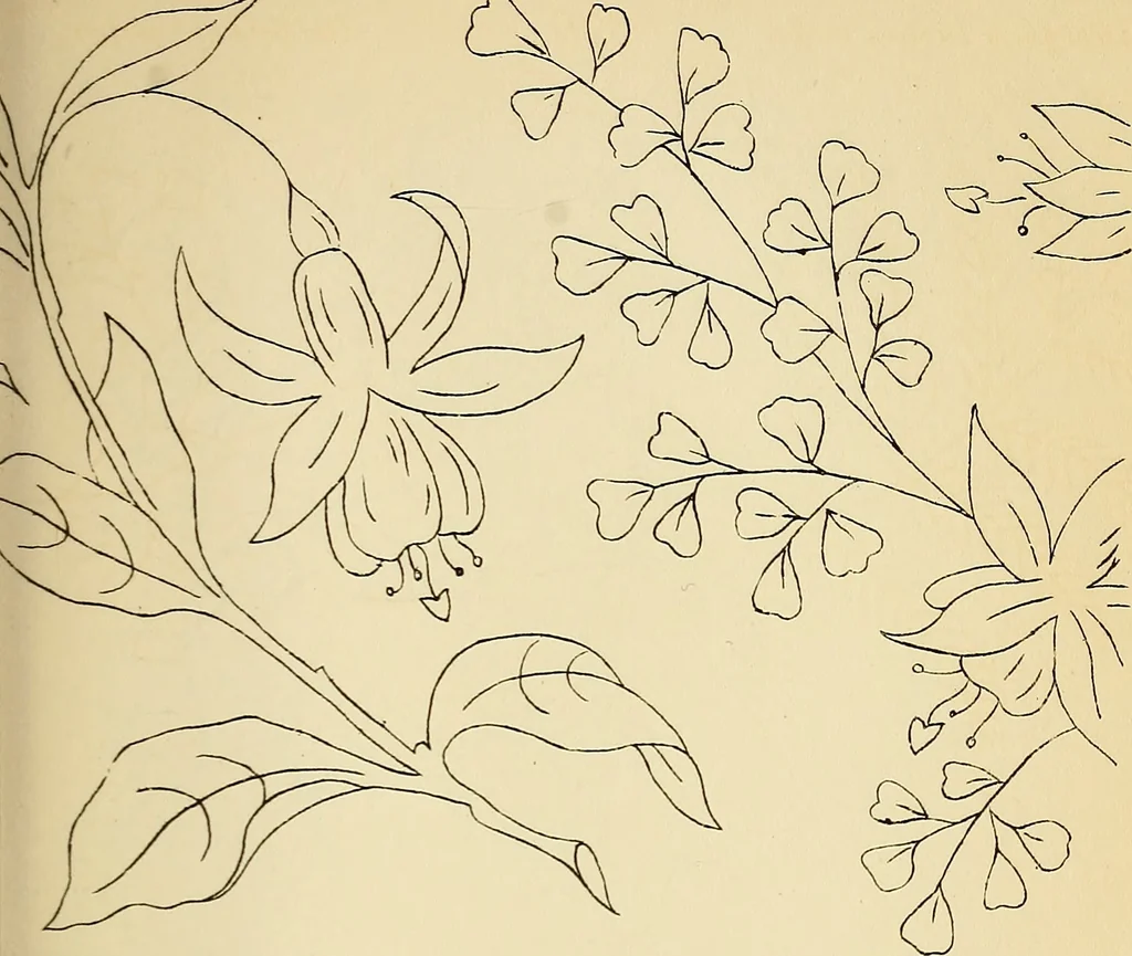 An illustration from Briggs' patent transferring designs, 1880, leaf 56