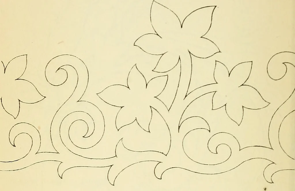 An illustration from Briggs' patent transferring designs, 1880, leaf 59