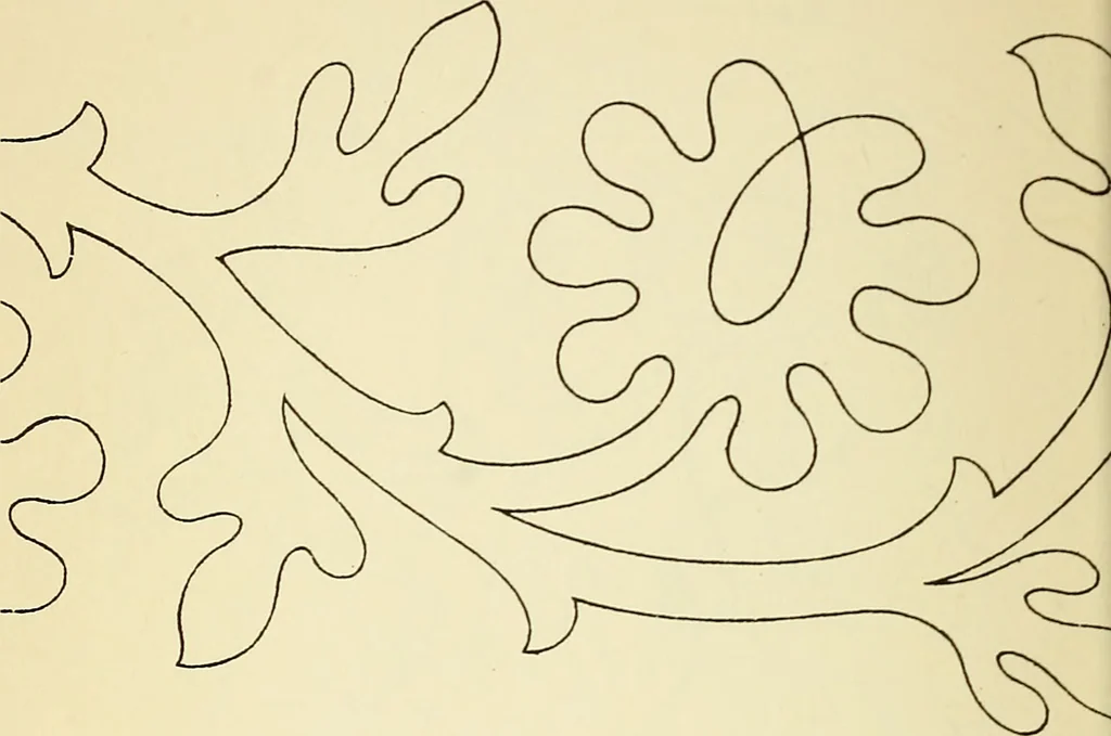An illustration from Briggs' patent transferring designs, 1880, leaf 61