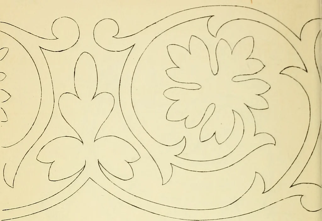 An illustration from Briggs' patent transferring designs, 1880, leaf 63