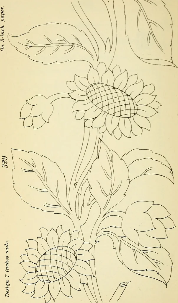 An illustration from Briggs' patent transferring designs, 1880, leaf 65