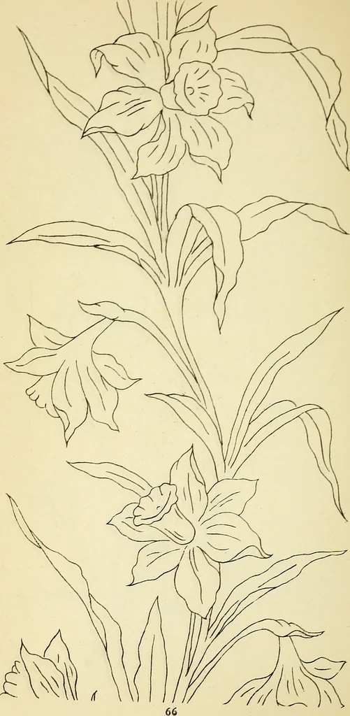 An illustration from Briggs' patent transferring designs, 1880, leaf 73