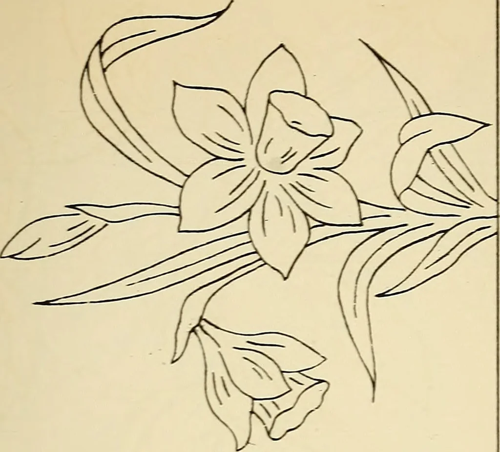 An illustration from Briggs' patent transferring designs, 1880, leaf 76
