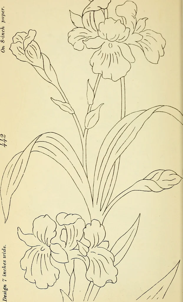 An illustration from Briggs' patent transferring designs, 1880, leaf 79