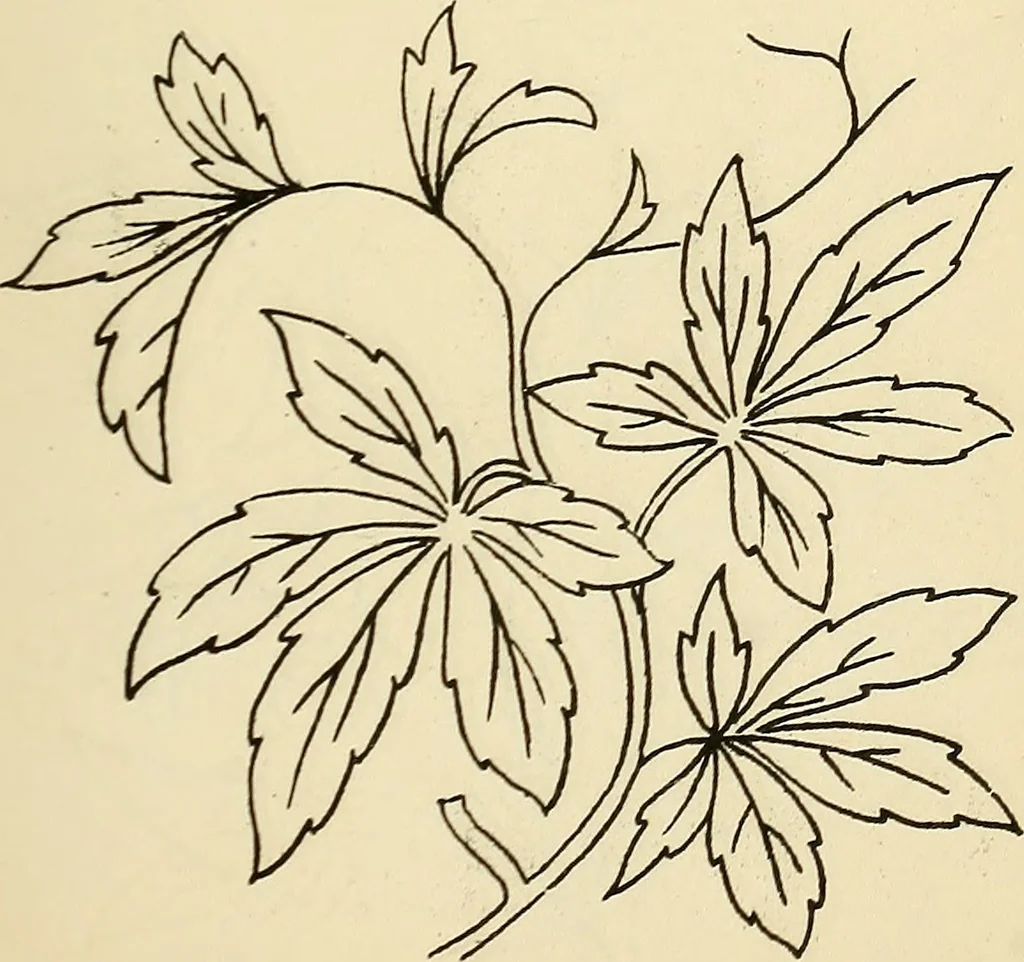 An illustration from Briggs' patent transferring designs, 1880, leaf 82
