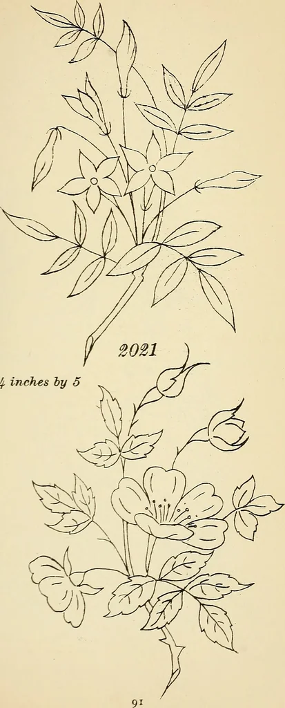 An illustration from Briggs' patent transferring designs, 1880, leaf 98