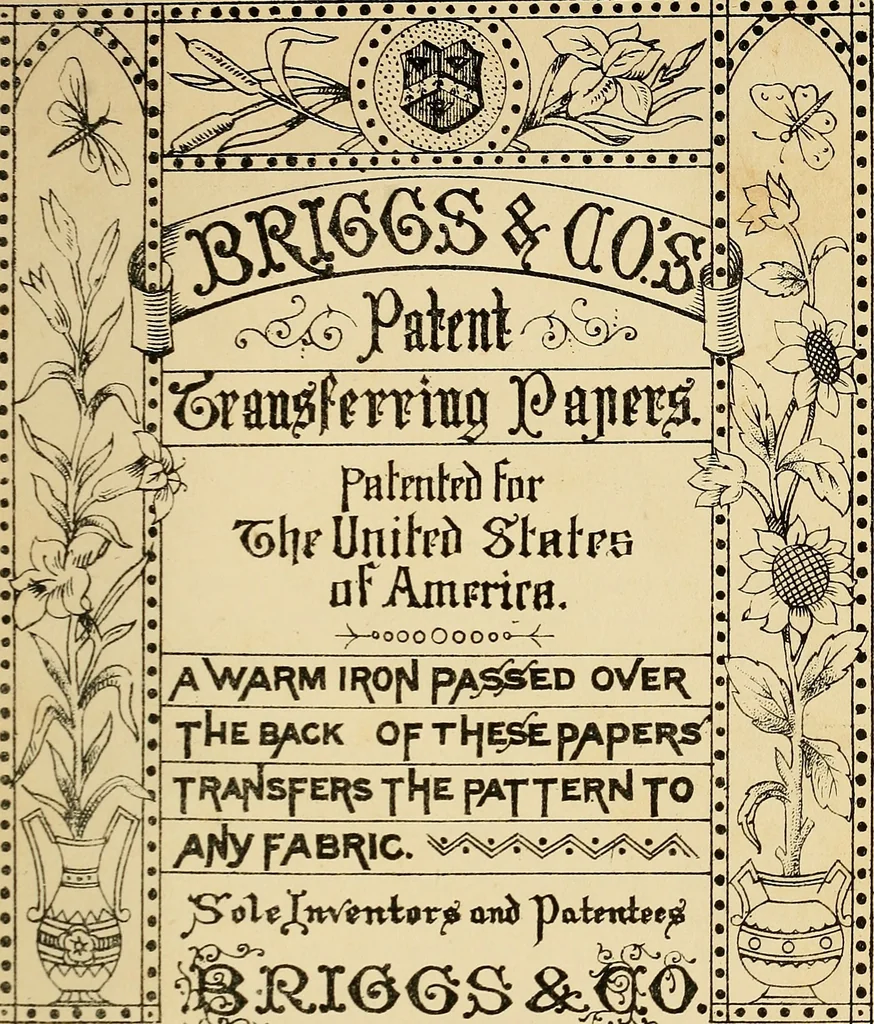 An illustration from Briggs & Co.'s patent transferring papers : patented for the United States of America, 1880, leaf 4