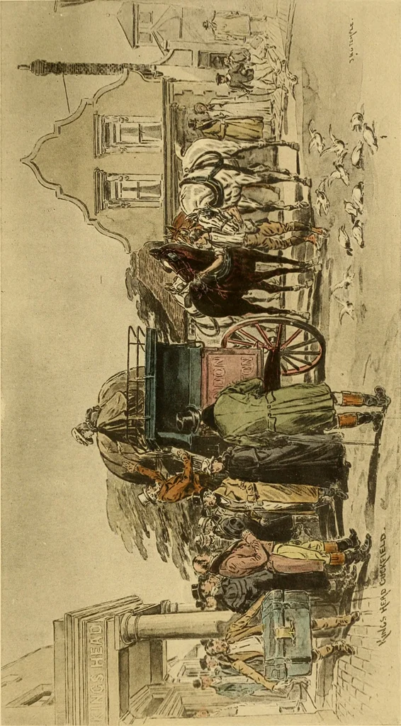 An illustration from Brighton and its coaches : a history of the London and Brighton Road, with some account of the provincial coaches that have run from Brighton, 1894, leaf 200