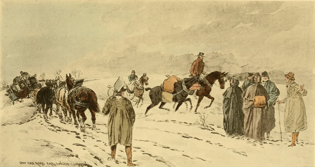 An illustration from Brighton and its coaches : a history of the London and Brighton Road, with some account of the provincial coaches that have run from Brighton, 1894, leaf 270