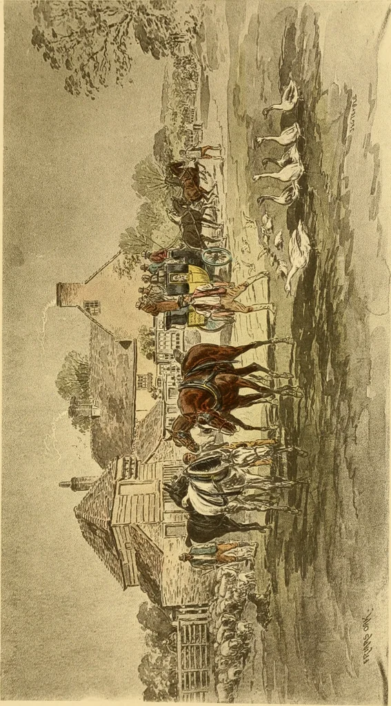 An illustration from Brighton and its coaches : a history of the London and Brighton Road, with some account of the provincial coaches that have run from Brighton, 1894, leaf 288
