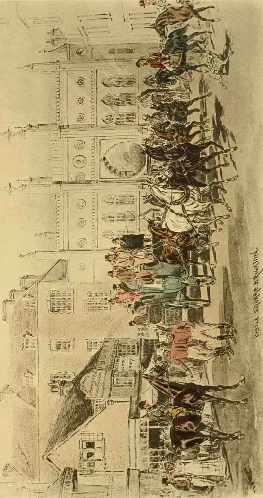 An illustration from Brighton and its coaches : a history of the London and Brighton Road, with some account of the provincial coaches that have run from Brighton, 1894, leaf 320