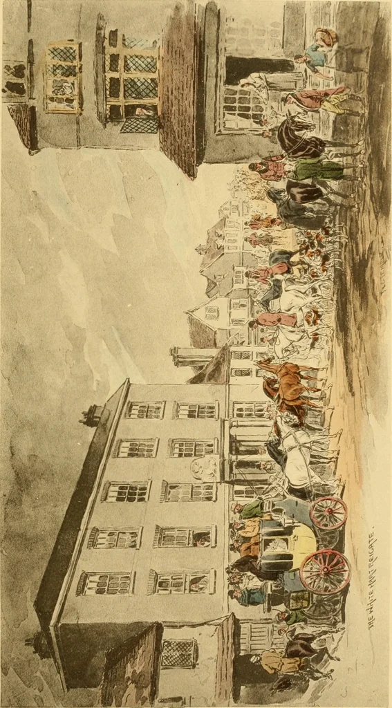An illustration from Brighton and its coaches : a history of the London and Brighton Road, with some account of the provincial coaches that have run from Brighton, 1894, leaf 56