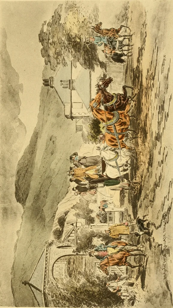 An illustration from Brighton and its coaches : a history of the London and Brighton Road, with some account of the provincial coaches that have run from Brighton, 1894, leaf 92