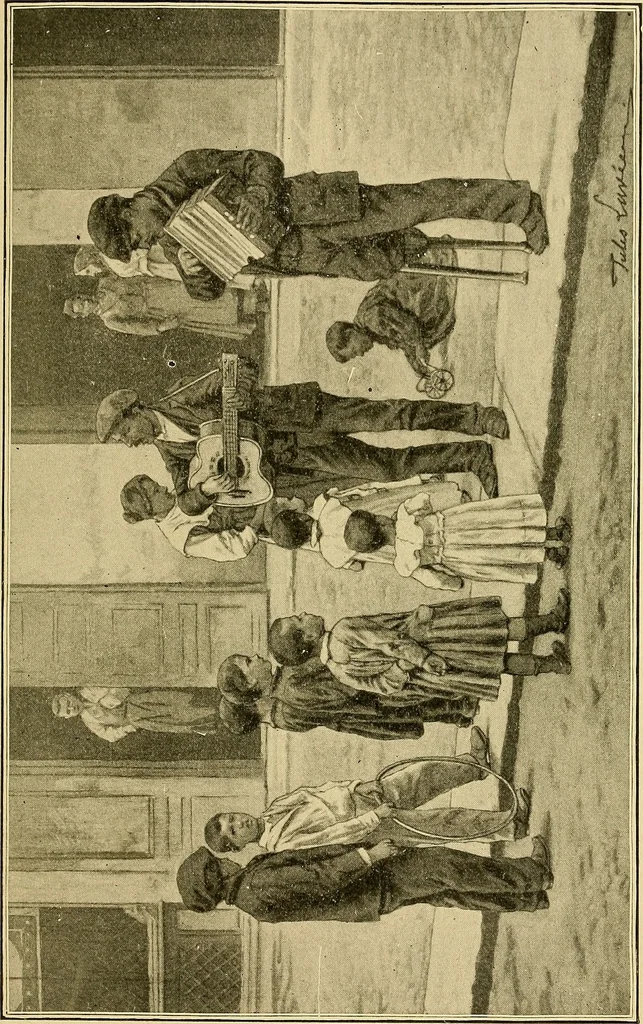 An illustration from The bright side of humanity; glimpses of life in every land, 1900, leaf 102