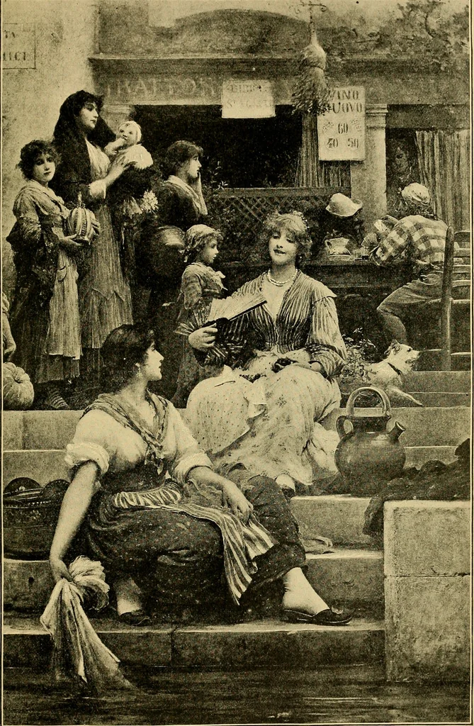 An illustration from The bright side of humanity; glimpses of life in every land, 1900, leaf 206