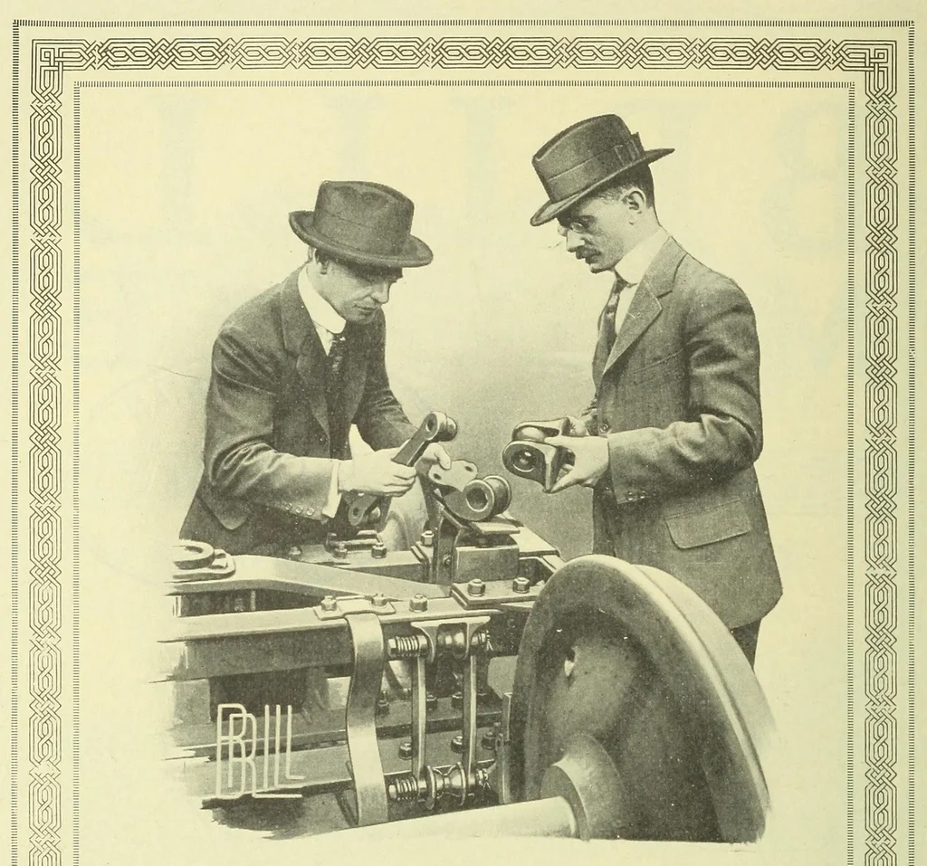 An illustration from Brill magazine, 1907, leaf 198