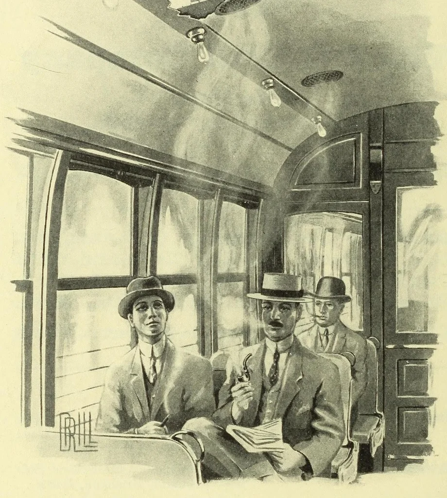 An illustration from Brill magazine, 1907, leaf 274