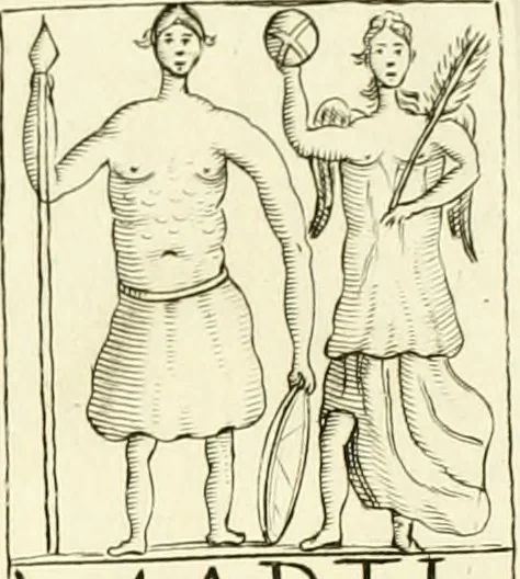An illustration from Britannia romana: : or, The Roman antiquities of Britain: in three books. I. History of all the Roman transactions in Britain, also description of the Roman walls. II. Collection of the Roman inscriptions and sculptures discovered in Britain. III. The Roman geography of Britain, in which are given the originals of Ptolemy, Antonini Itinerarium, the Notitia, the anonymous Ravennas and Peutinger's table, so far as they relate to this island. To which are added a chronological table, and indexes to the inscriptions and sculptures. Also geographical indexes both of the Latin and English names of the Roman places in Britain, and a general index to the work, 1732, leaf 398