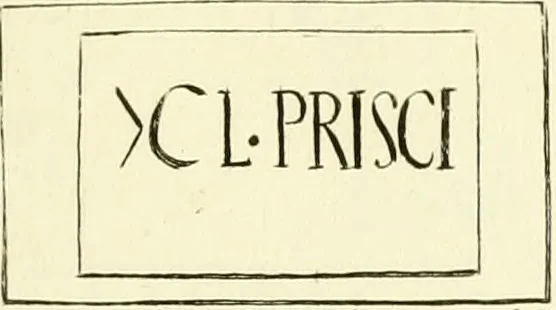 An illustration from Britannia romana: : or, The Roman antiquities of Britain: in three books. I. History of all the Roman transactions in Britain, also description of the Roman walls. II. Collection of the Roman inscriptions and sculptures discovered in Britain. III. The Roman geography of Britain, in which are given the originals of Ptolemy, Antonini Itinerarium, the Notitia, the anonymous Ravennas and Peutinger's table, so far as they relate to this island. To which are added a chronological table, and indexes to the inscriptions and sculptures. Also geographical indexes both of the Latin and English names of the Roman places in Britain, and a general index to the work, 1732, leaf 432