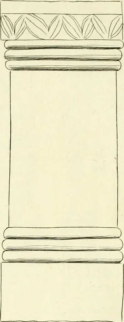 An illustration from Britannia romana: : or, The Roman antiquities of Britain: in three books. I. History of all the Roman transactions in Britain, also description of the Roman walls. II. Collection of the Roman inscriptions and sculptures discovered in Britain. III. The Roman geography of Britain, in which are given the originals of Ptolemy, Antonini Itinerarium, the Notitia, the anonymous Ravennas and Peutinger's table, so far as they relate to this island. To which are added a chronological table, and indexes to the inscriptions and sculptures. Also geographical indexes both of the Latin and English names of the Roman places in Britain, and a general index to the work, 1732, leaf 450