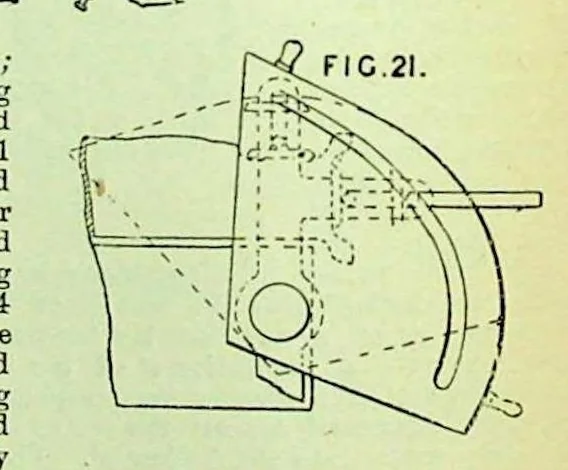 An illustration from British Patent Office - Abridgments Class 112, Sewing and Embroidering 1897-1900, 1903, leaf 201