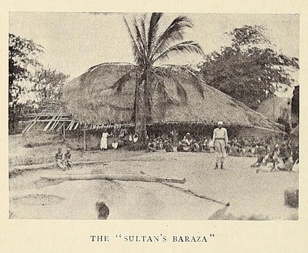 An illustration from British Central Africa : an attempt to give some account of a portion of the territories under British influence, north of the Zambesi, 1897, leaf 50
