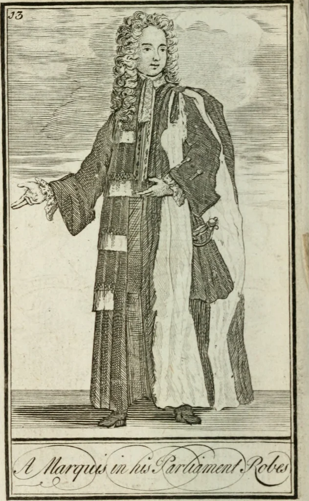 An illustration from The British compendium; or, Rudiments of honour: Containing the origin of the Scots, and succession of their kings for above 2000 years;, 1741, leaf 21